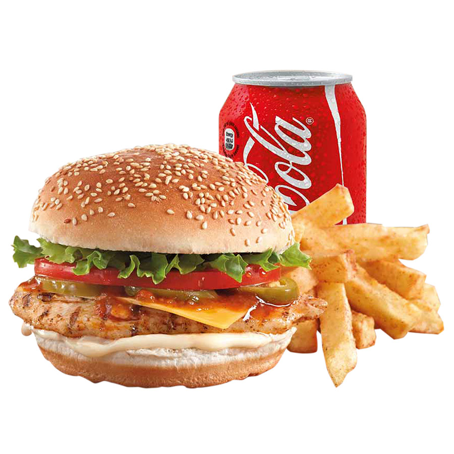 Grilled Chicken Burger Fast Food Grilled Chicken Burger Fast Food